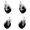 Service Caster 5 Inch Soft Rubber Wheel Swivel 3/8 Inch Threaded Stem Caster Brakes SCC, 2PK SCC-TS20S514-SRS-381615-2-TLB-2 - alternate 1